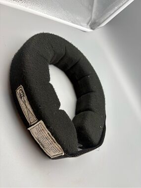 Racing Black Padded Head/Neck Support Cushion